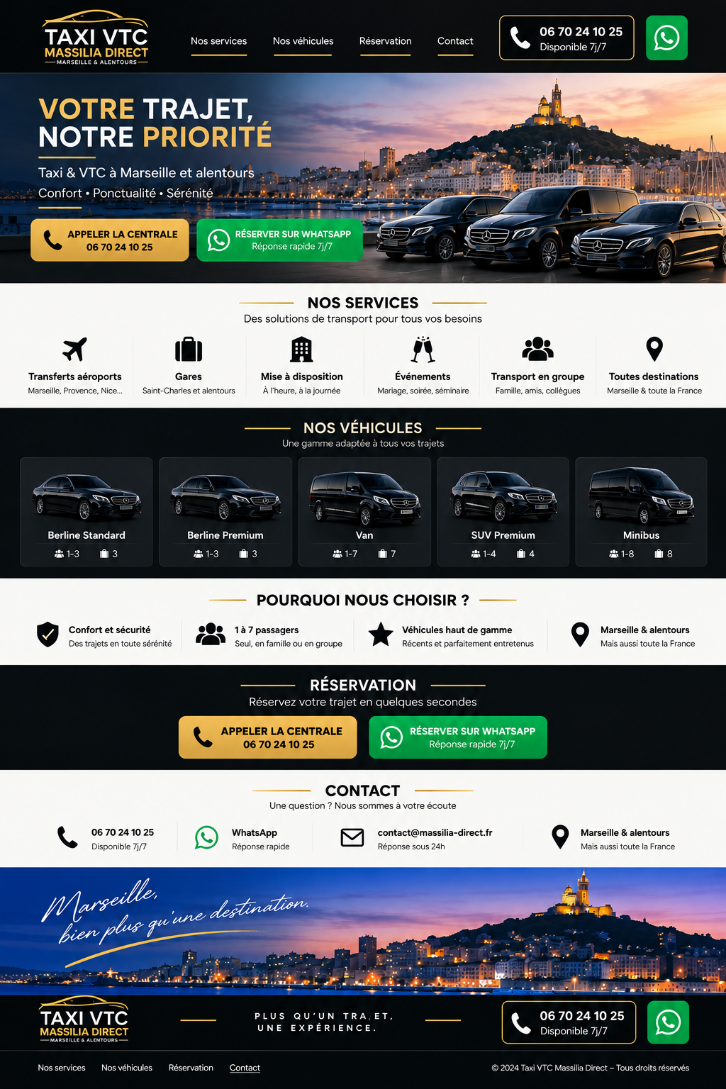 Taxi VTC Massilia Direct - Marseille
